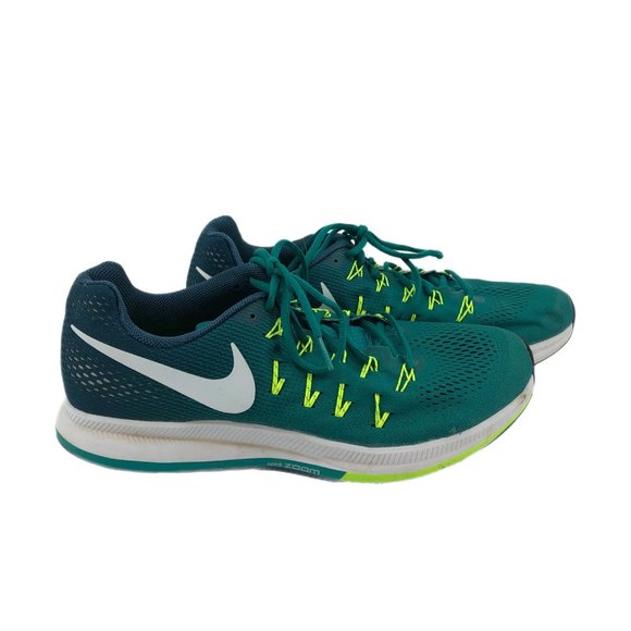 Nike Blue/Green Athletic SneakersLace-Up Size 13